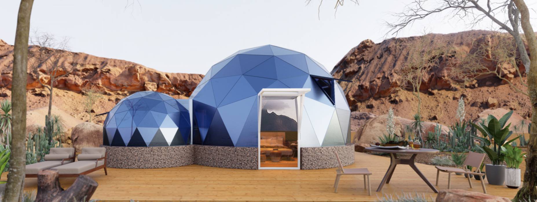 嘉荫县球形智能光伏玻璃星空房